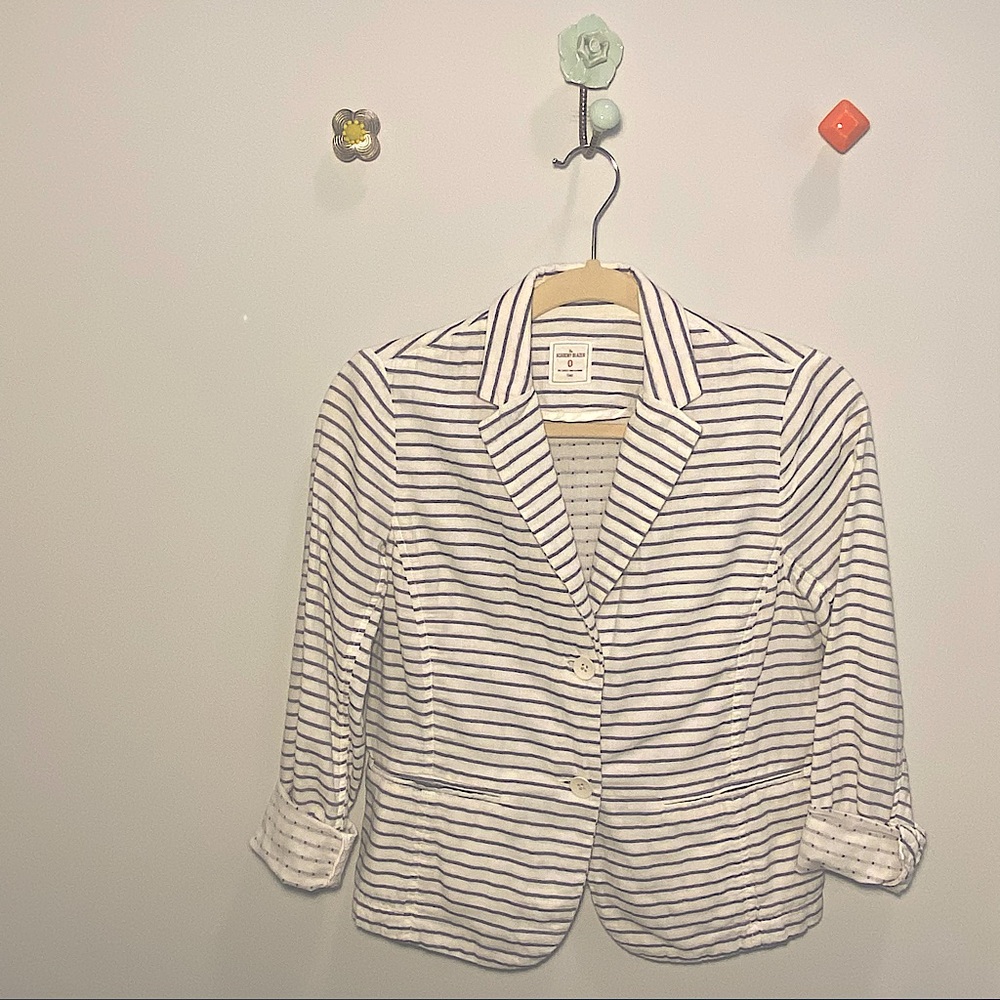 Gap Linen Striped Blazer - NWOT